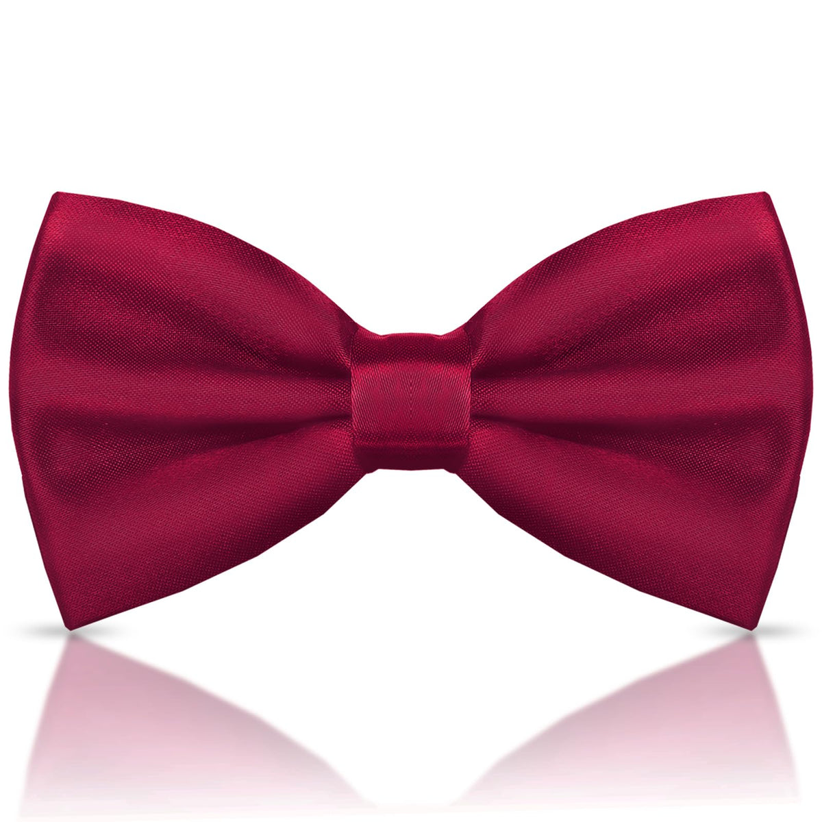 WOXVM Men's Bow Ties Solid Color Pre-Tied Bow Tie Satin Formal Tuxedo Bowtie Adjustable Neck Bowtie for Men Wedding Party
