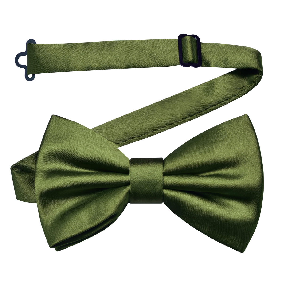 Branduce Solid Color Pre-tied Bow Tie Quality Adjustable Bowtie for Men Party Wedding