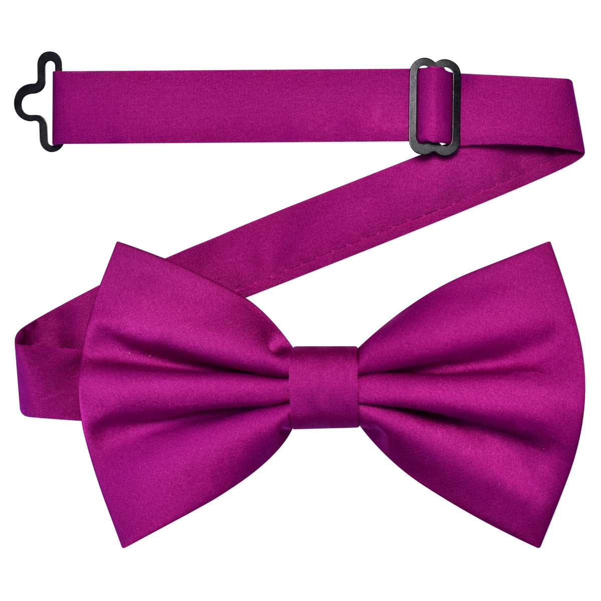 Branduce Solid Color Pre-tied Bow Tie Quality Adjustable Bowtie for Men Party Wedding