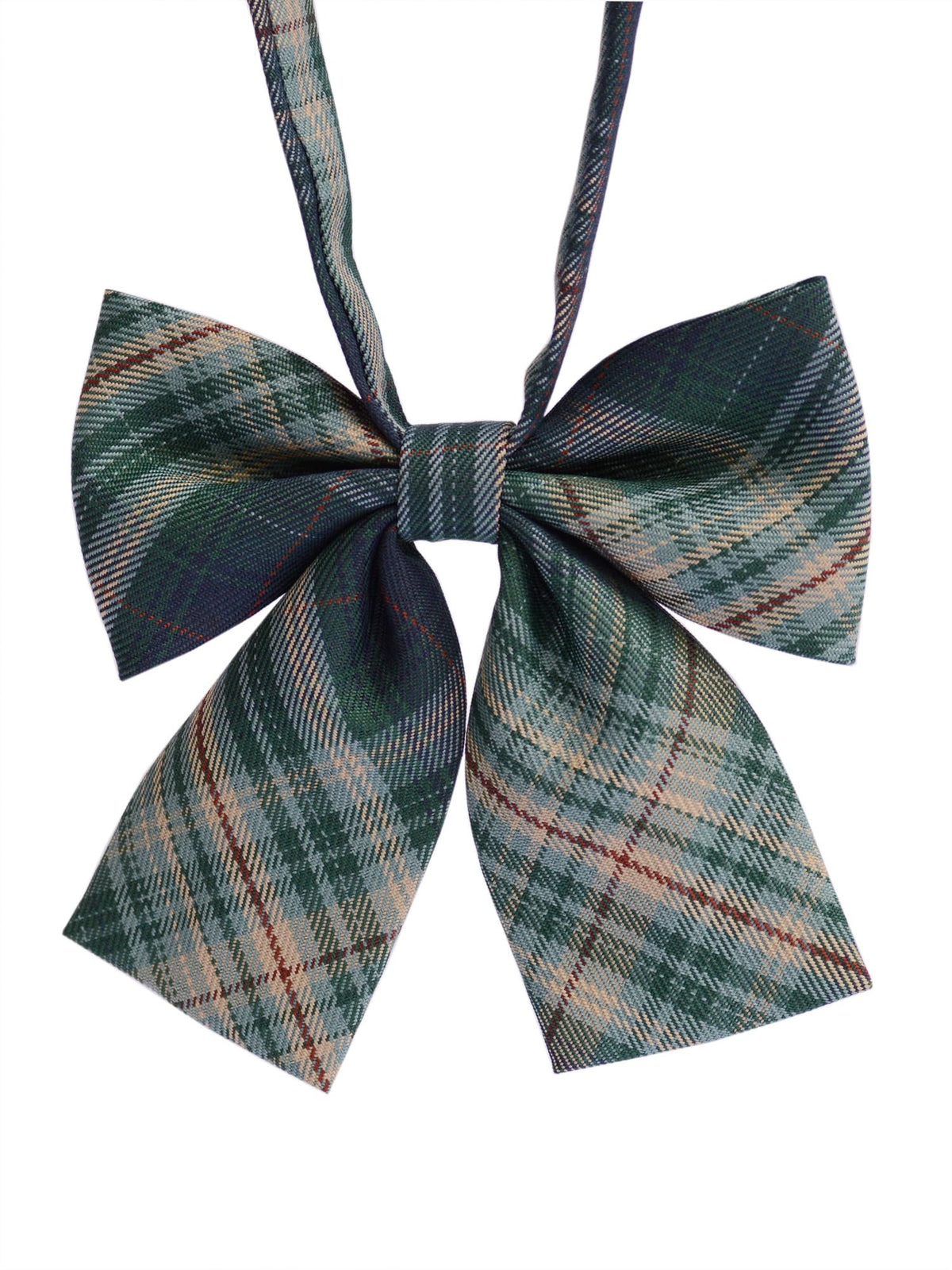 Women's Classic Plaid Bow Tie Adjustable Pre-Tied Bowtie