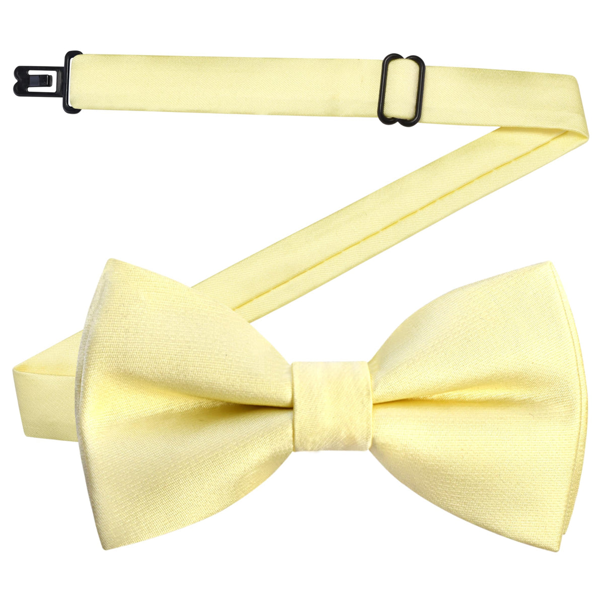 GUSLESON Solid Bow Ties for Boys Pre-Tied Baby Kids Bow Tie Adjustable Toddler Bowties for Wedding Party