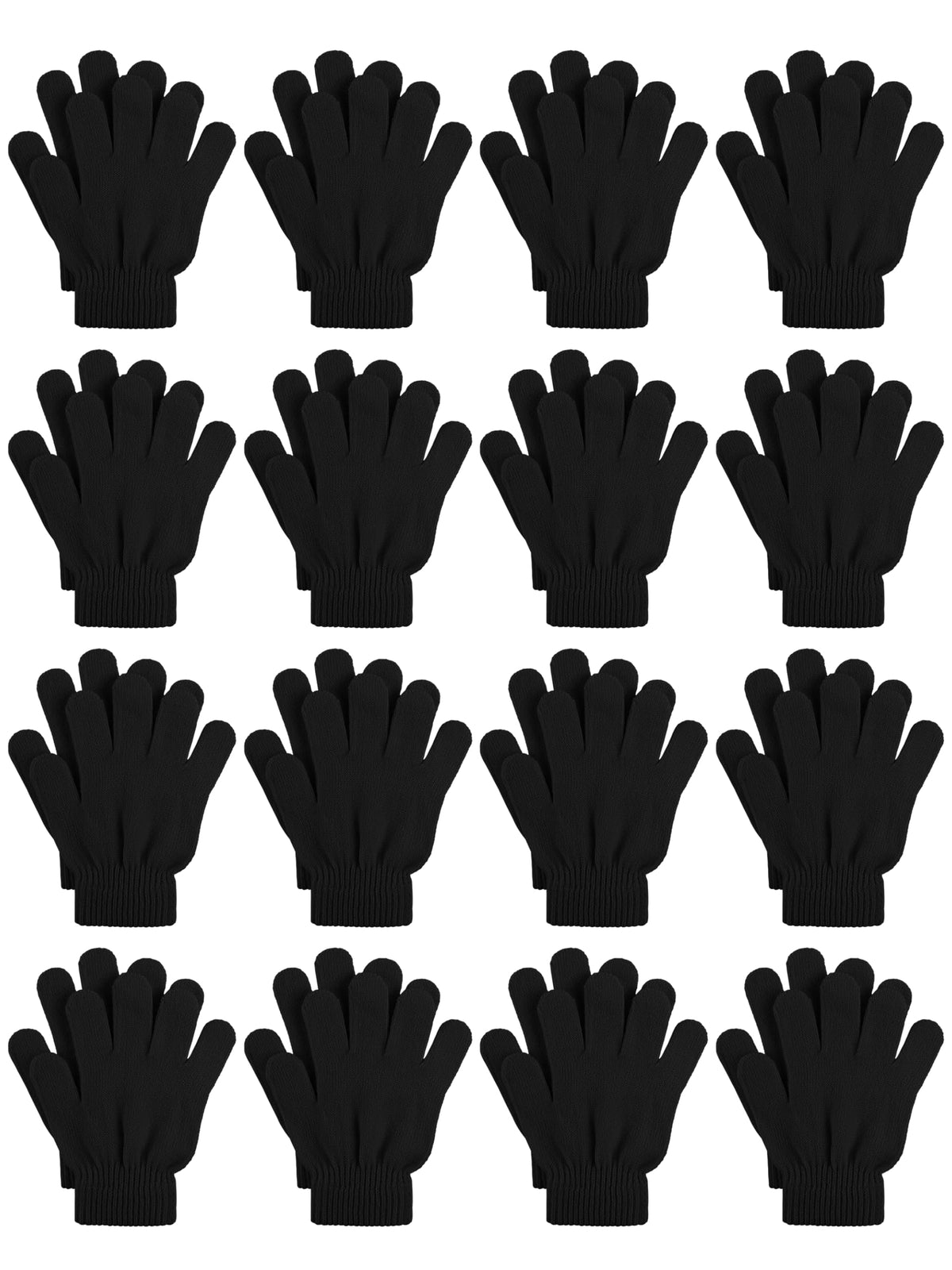 Cooraby 16 Pairs Winter Kids Gloves Warm Toddler Gloves for Boys Girls