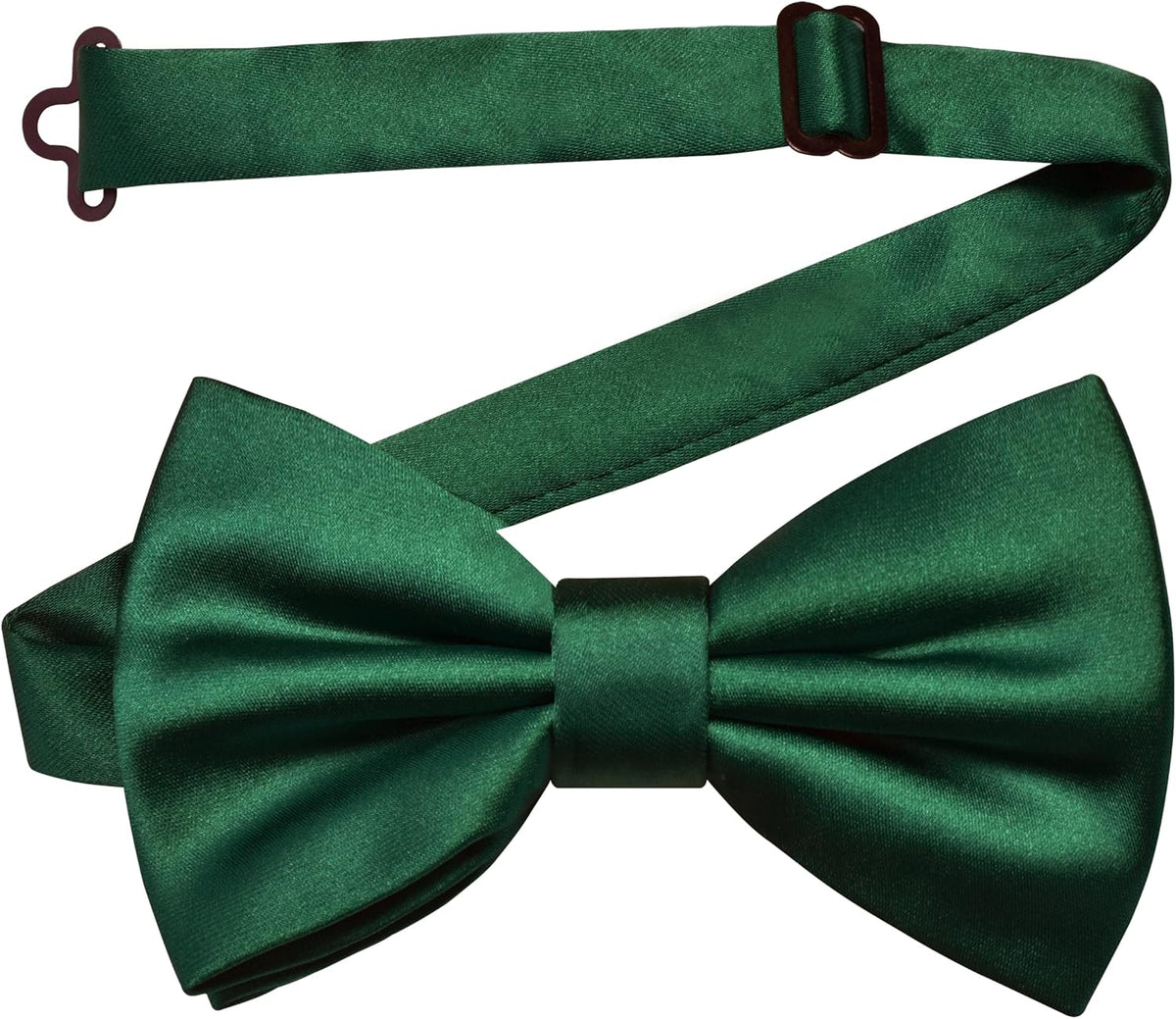 Branduce Solid Color Pre-tied Bow Tie Quality Adjustable Bowtie for Men Party Wedding