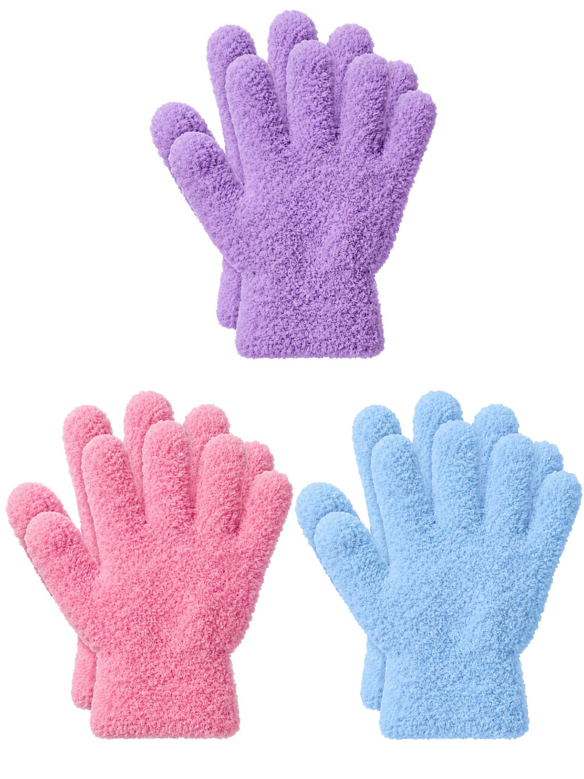 EBOOT 3 Pairs Winter Kids Gloves Warm