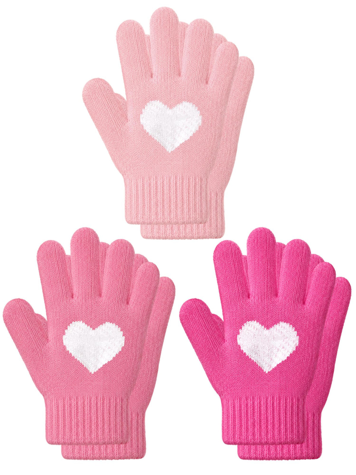EBOOT 3 Pairs Winter Kids Gloves Warm