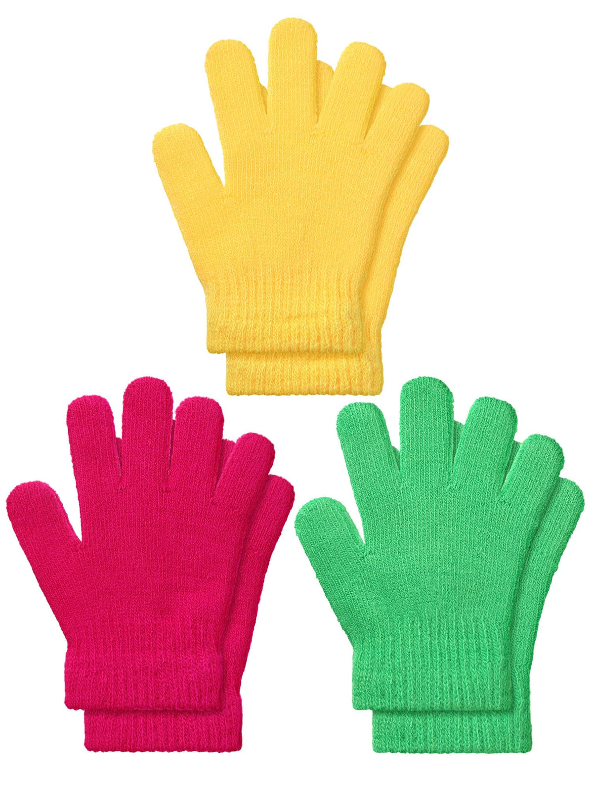EBOOT 3 Pairs Winter Kids Gloves Warm