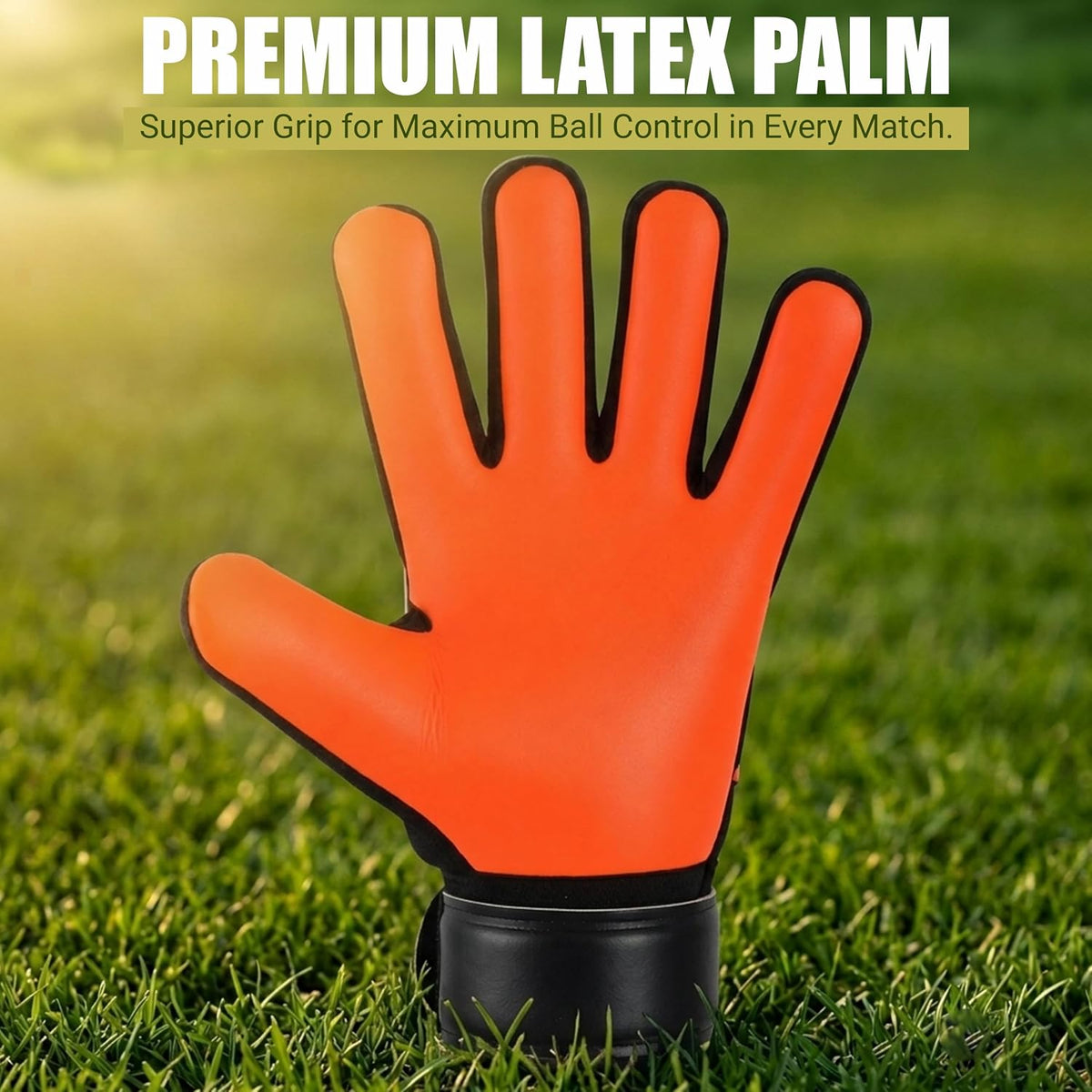Soccer Goalie Goalkeeper Gloves for Kids Boys Youth with Grips