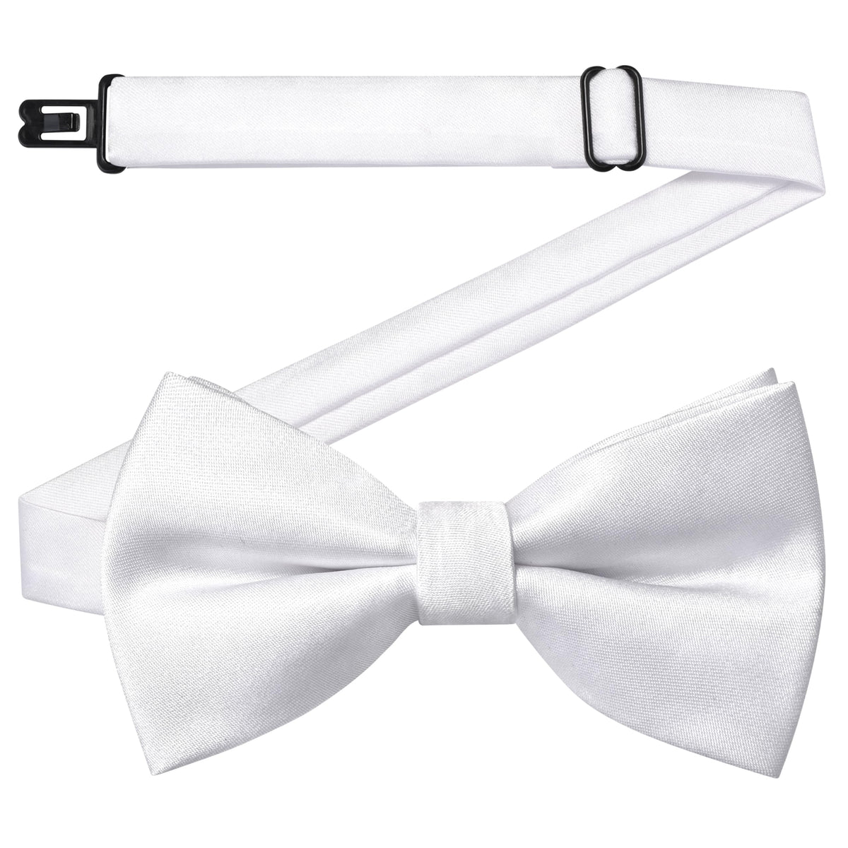 GUSLESON Solid Bow Ties for Boys Pre-Tied Baby Kids Bow Tie Adjustable Toddler Bowties for Wedding Party
