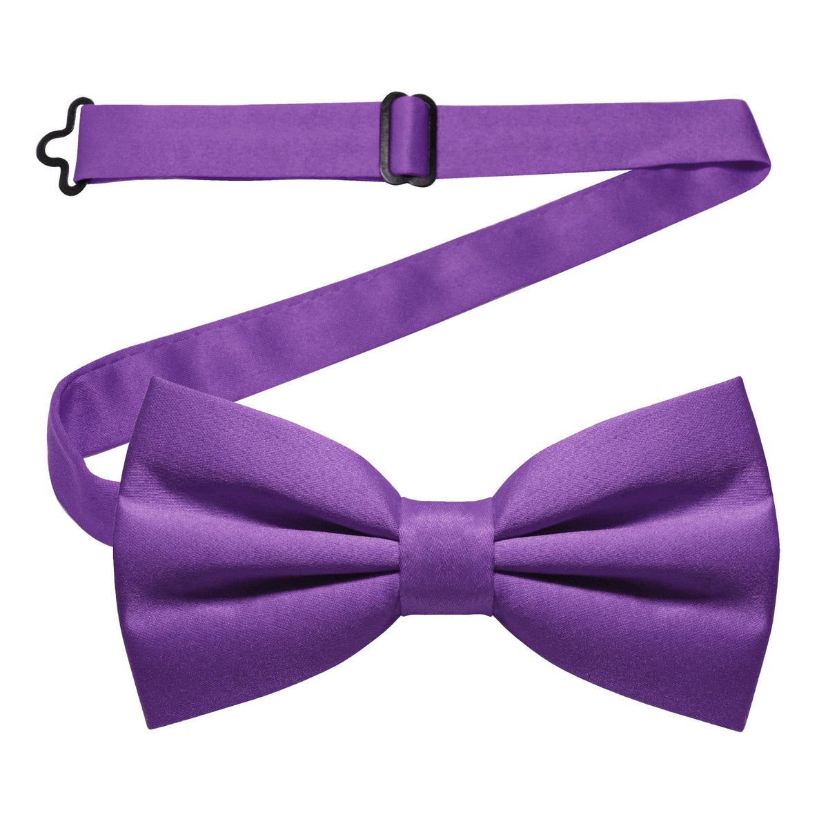 JEMYGINS Solid Color Pre-tied Bow Tie Adjustable Bowtie for Men