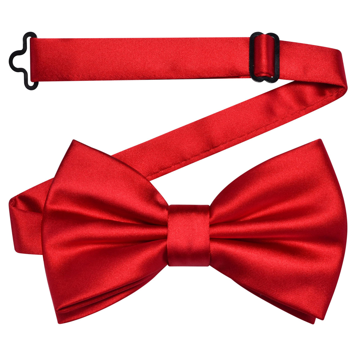 Branduce Solid Color Pre-tied Bow Tie Quality Adjustable Bowtie for Men Party Wedding
