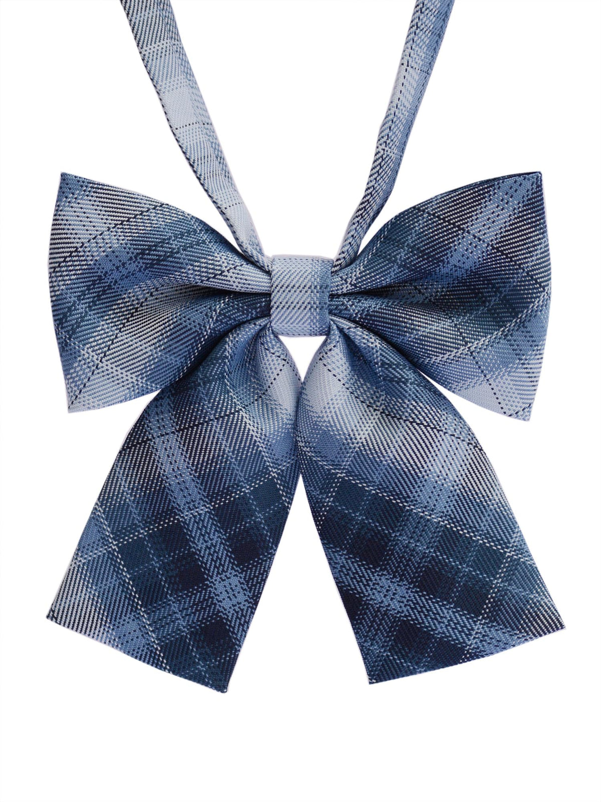 Women's Classic Plaid Bow Tie Adjustable Pre-Tied Bowtie