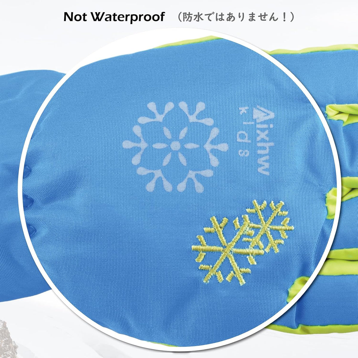 TRIWONDER Kids Ski Snow Gloves, Water-Resistant Winter Mittens Boys Girls