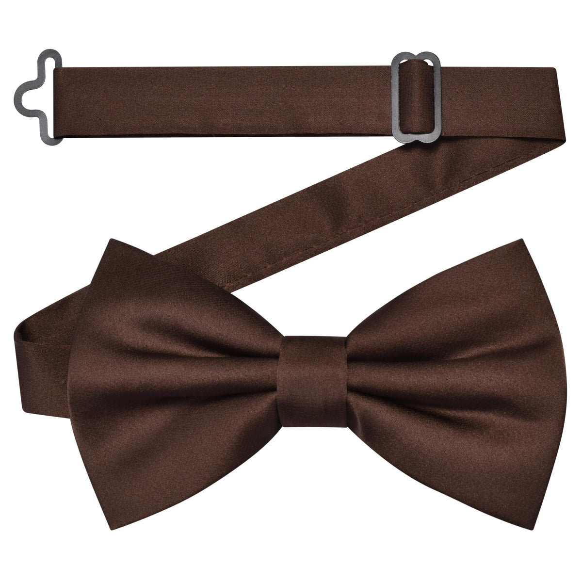 Branduce Solid Color Pre-tied Bow Tie Quality Adjustable Bowtie for Men Party Wedding