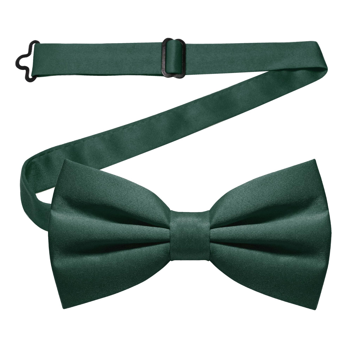JEMYGINS Solid Color Pre-tied Bow Tie Adjustable Bowtie for Men