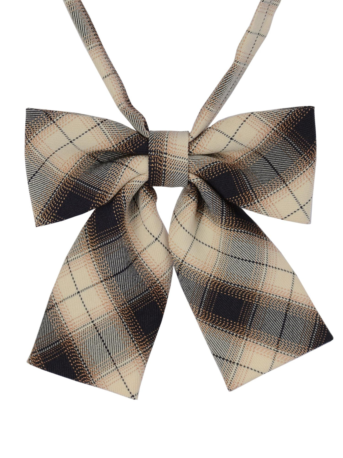 Women's Classic Plaid Bow Tie Adjustable Pre-Tied Bowtie