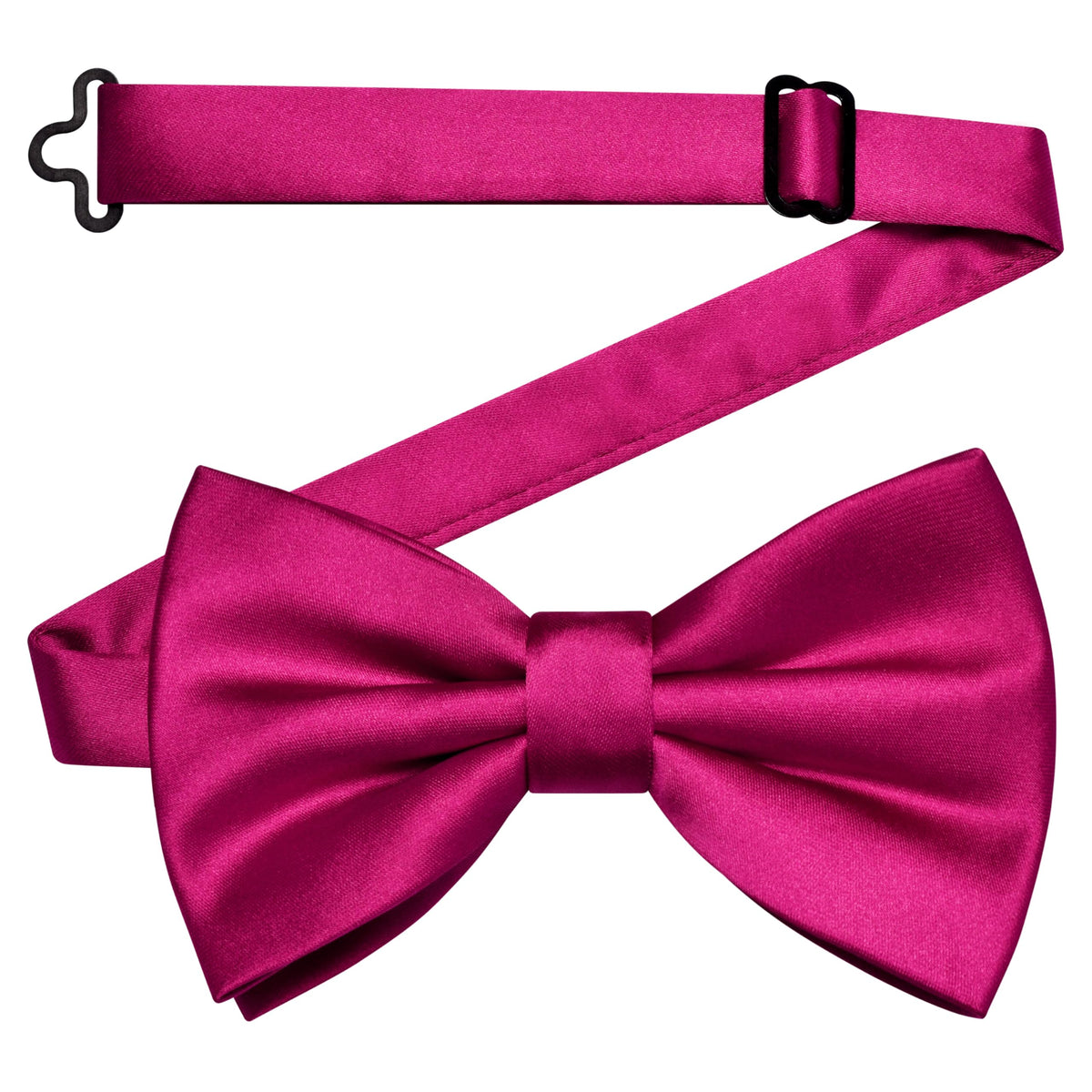 Branduce Solid Color Pre-tied Bow Tie Quality Adjustable Bowtie for Men Party Wedding