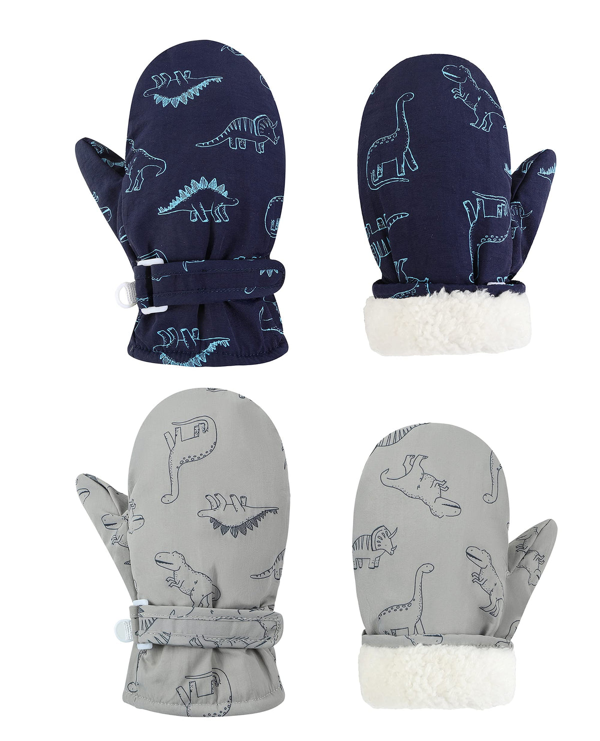 Toddler Mittens Lined Fleece Snow Gloves for Boys Girls Kids Winter Ski Gloves Baby Mittens