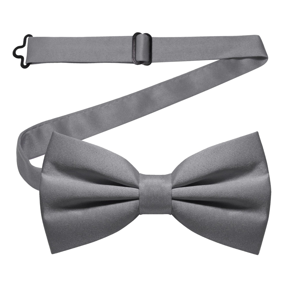 JEMYGINS Solid Color Pre-tied Bow Tie Adjustable Bowtie for Men