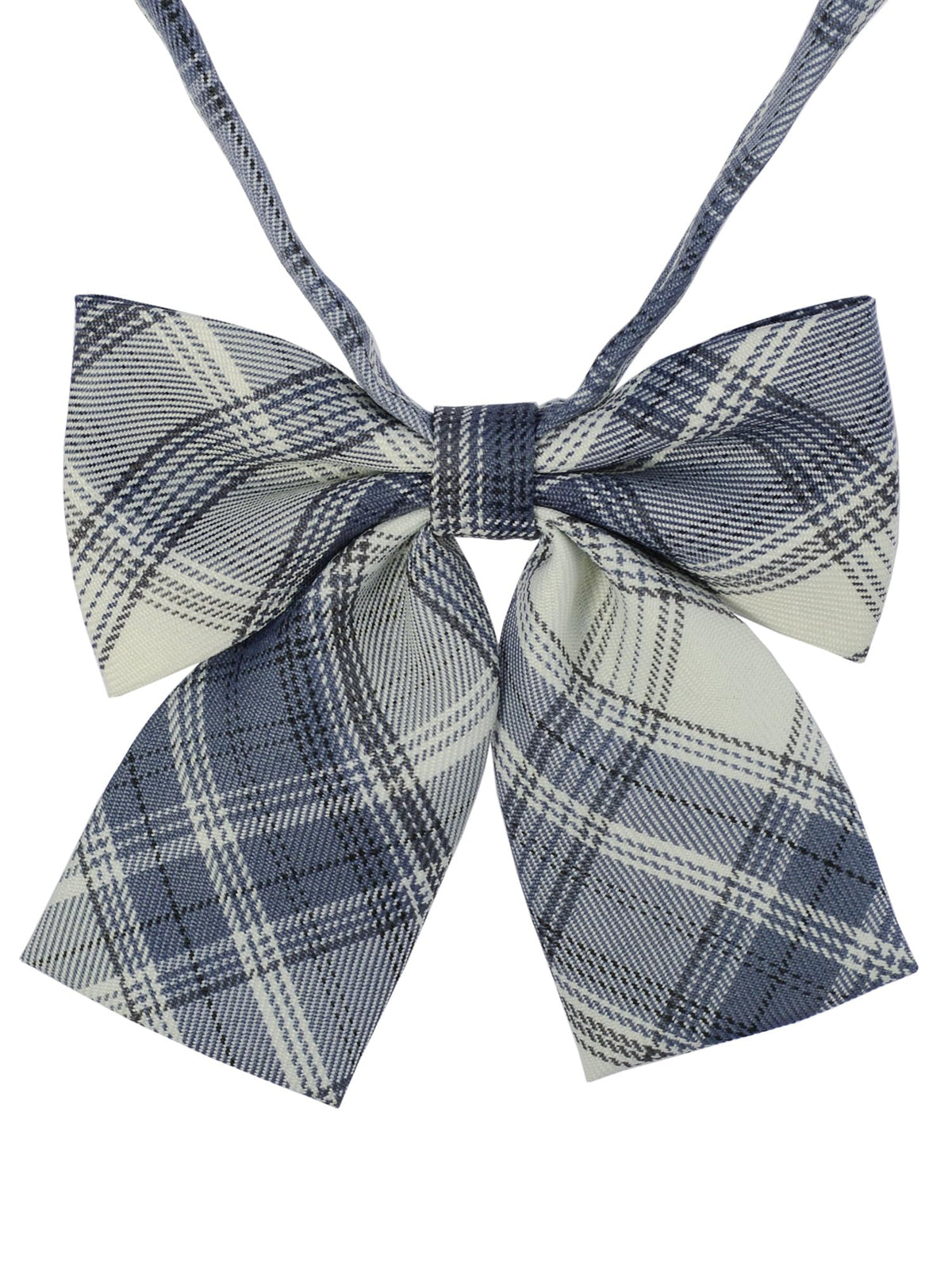 Women's Classic Plaid Bow Tie Adjustable Pre-Tied Bowtie