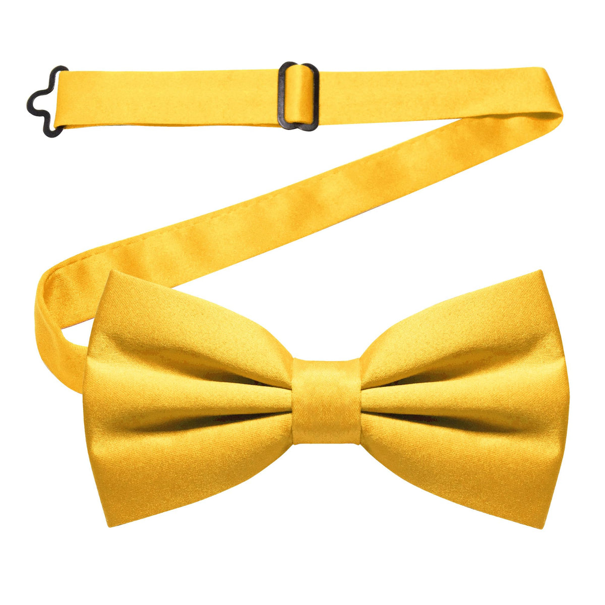 JEMYGINS Solid Color Pre-tied Bow Tie Adjustable Bowtie for Men