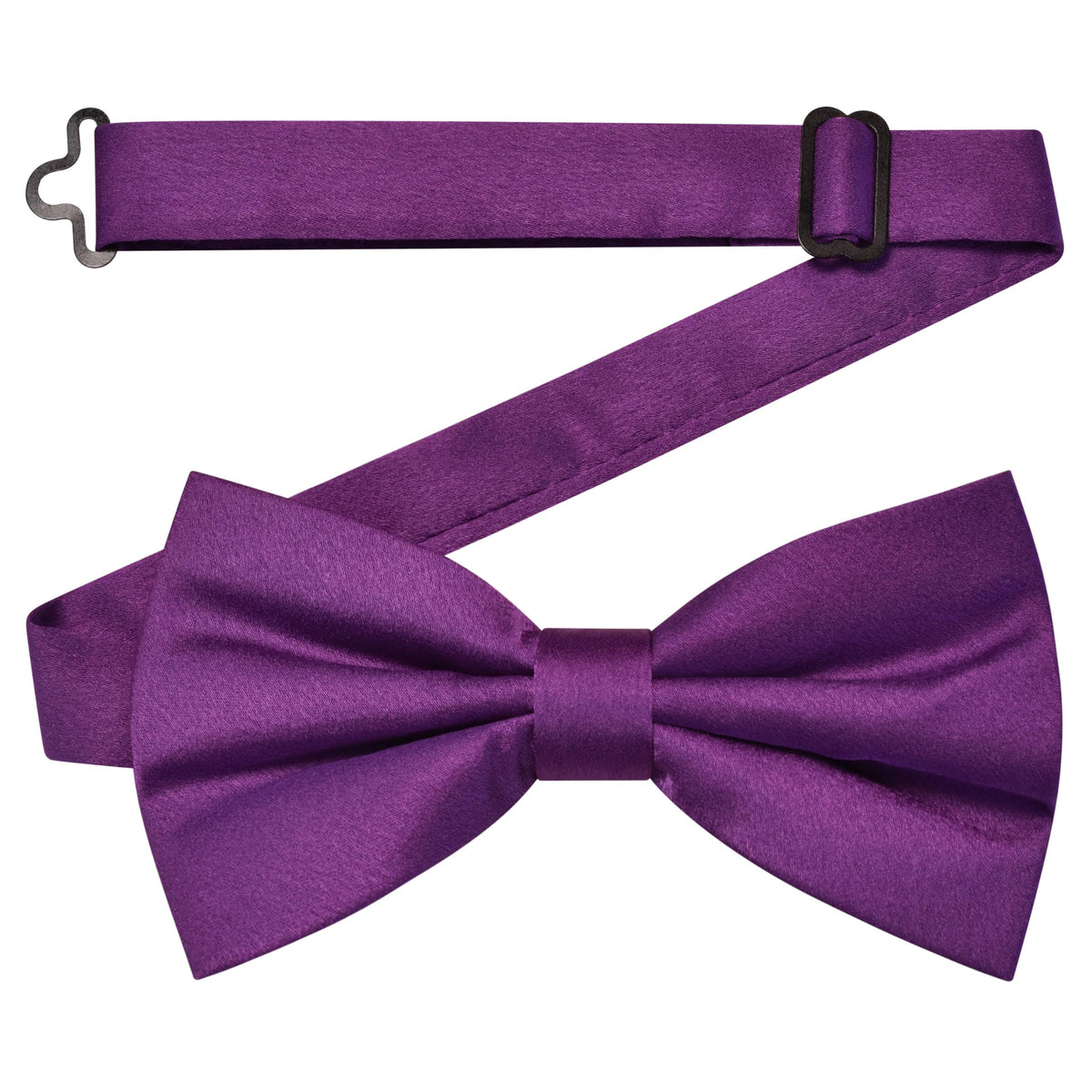 Branduce Solid Color Pre-tied Bow Tie Quality Adjustable Bowtie for Men Party Wedding