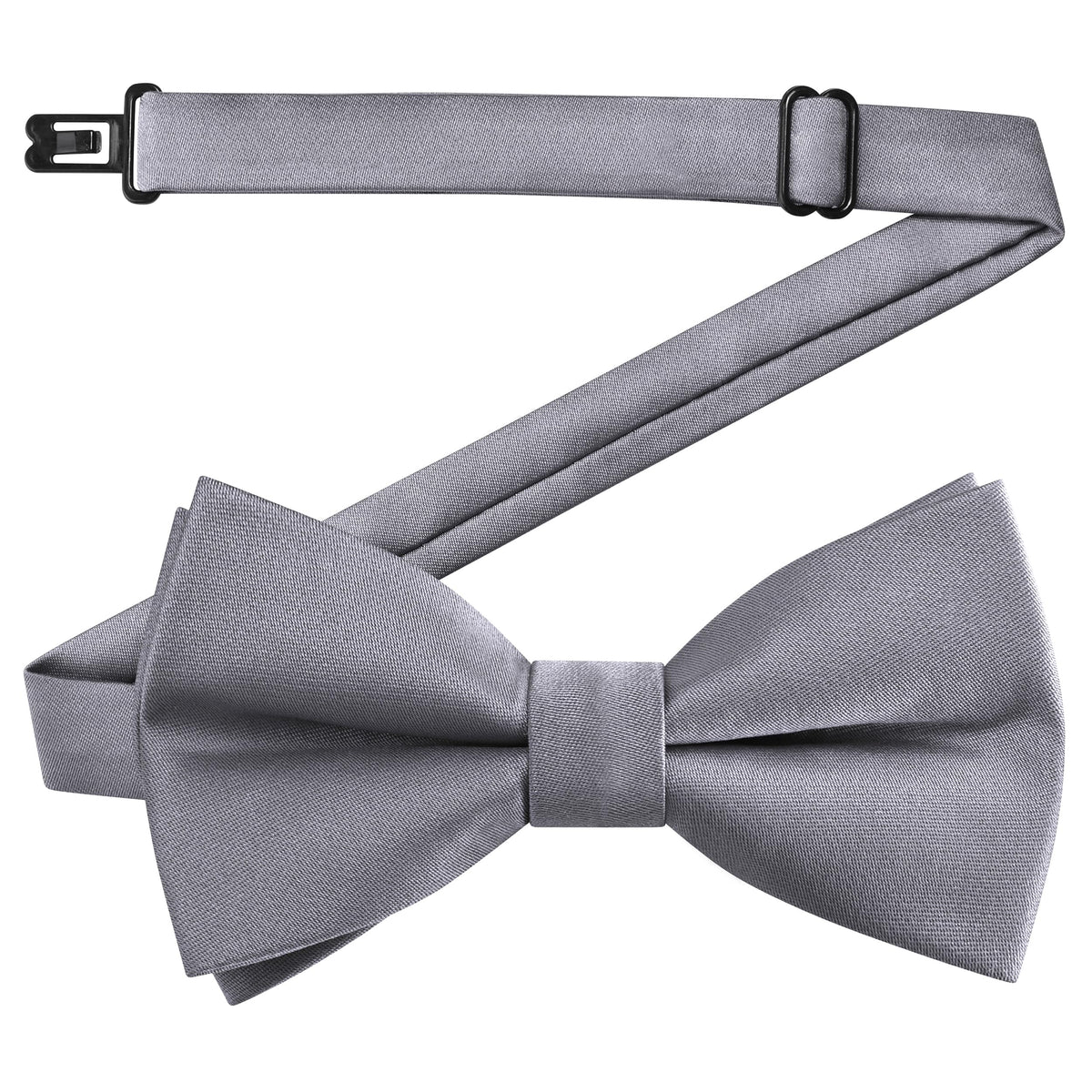 GUSLESON Solid Bow Ties for Boys Pre-Tied Baby Kids Bow Tie Adjustable Toddler Bowties for Wedding Party