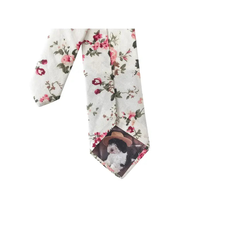 Personalized Picture Skinny Ties