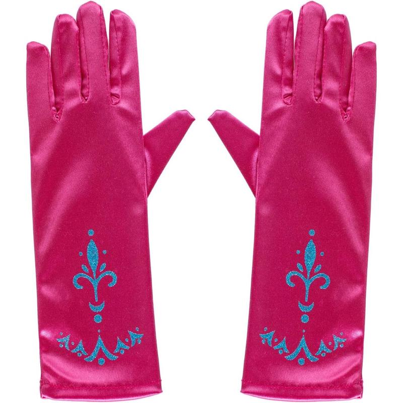 P-HBL03 Little Girls Princess Gloves(Solid Color Long Elbow Length) For Birthday,Wedding,Holiday,Costume Party
