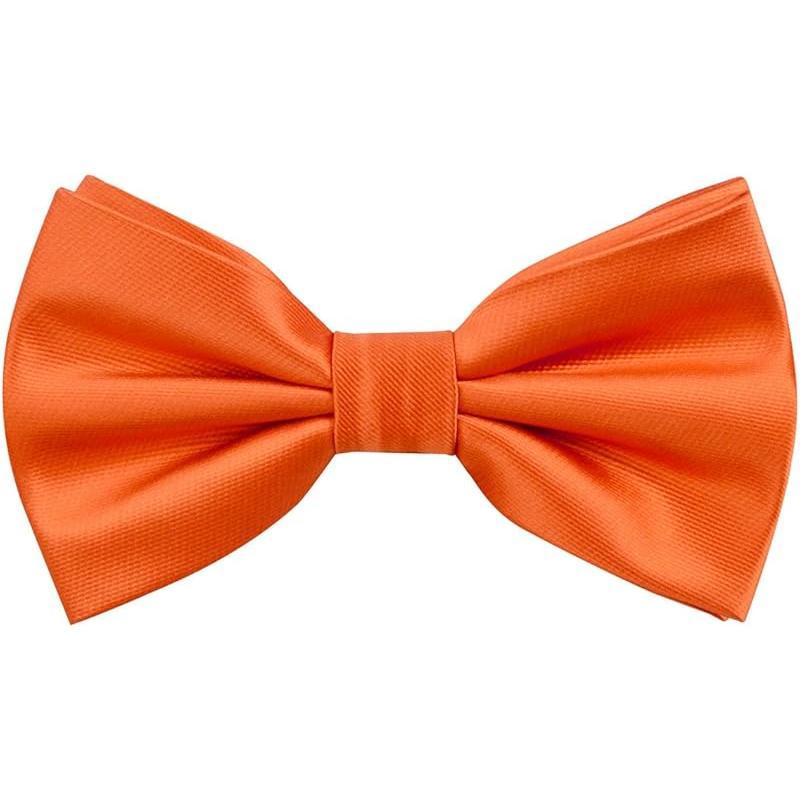 Men's Pre-tied Adjustable Bow Tie - Solid Bow Design, Bowknot, Approx 4.7", Classic Cut, Polyester Silk, Formal Tuxedo Accessory