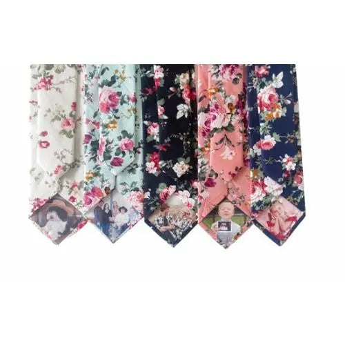 Personalized Picture Skinny Ties