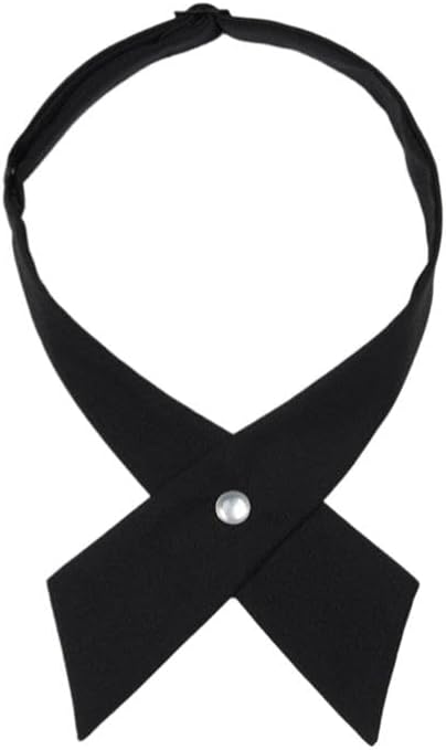 Criss-Cross Bow Tie for Men Women Uniform Adjustable Neck Tie for Girls