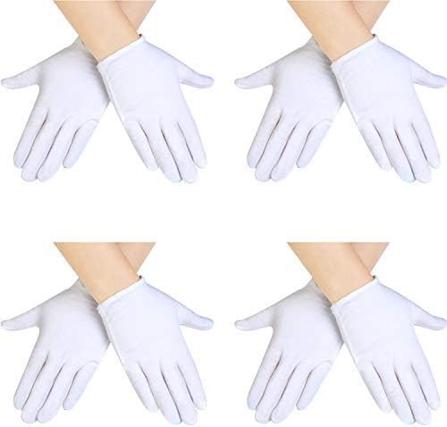 SATINIOR White Kids Gloves Cotton Costume Dress Gloves