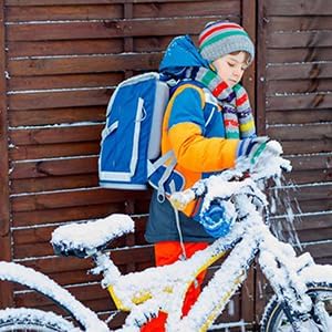 3 Pairs Magic Gloves Kids 3-12 Boys Girls Black Knit Gloves Warm Winter