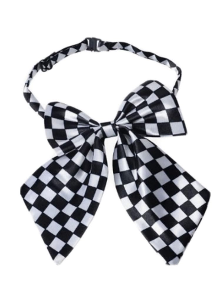 BBTDIN Checkered Plaid Bow Ties for Men Buffalo Plaid Pro-Ties Men Checkered Bow Ties BMT02