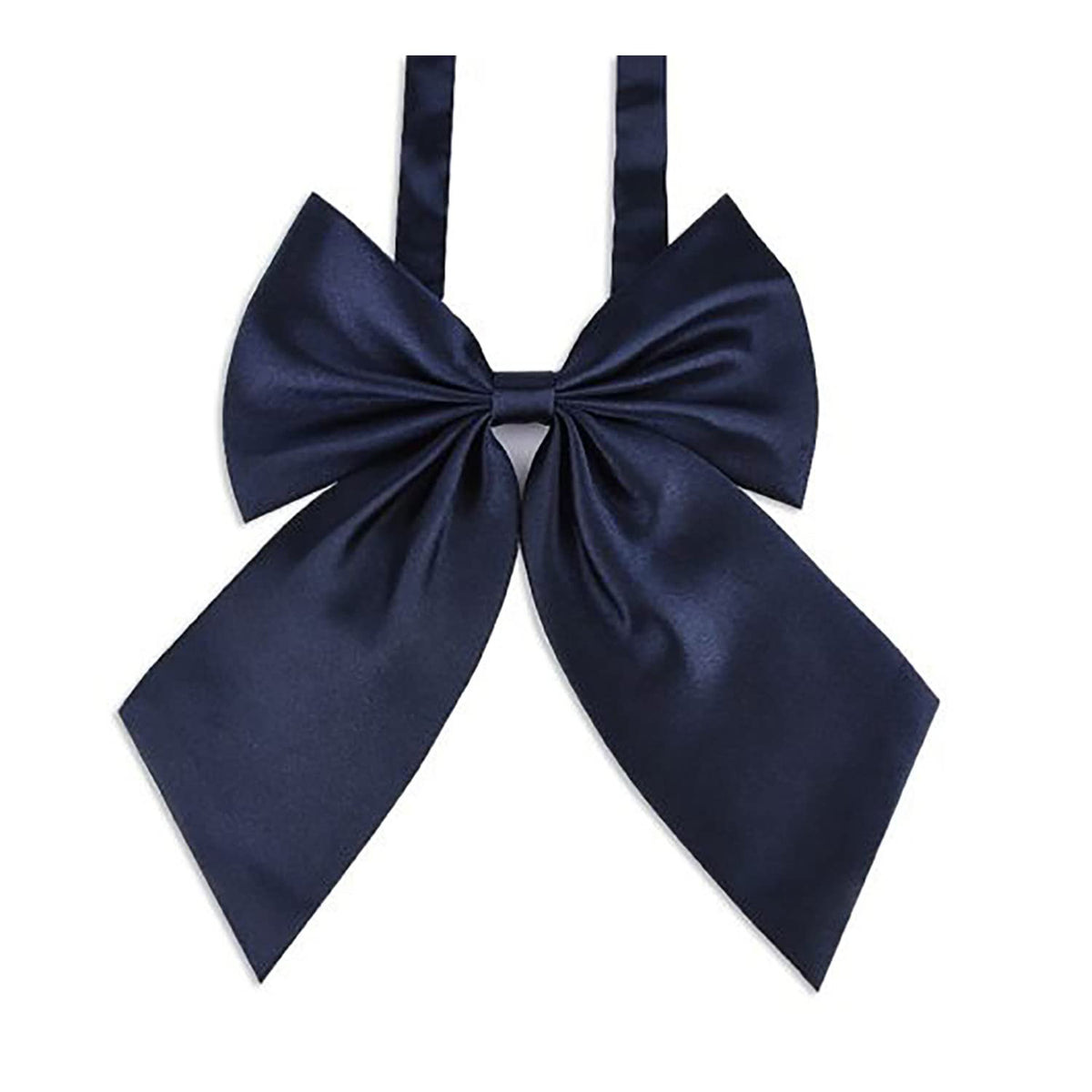 LOPURO Lady Adjustable Pre-tied Bow Tie,Women Uniform Bowtie for Cosplay