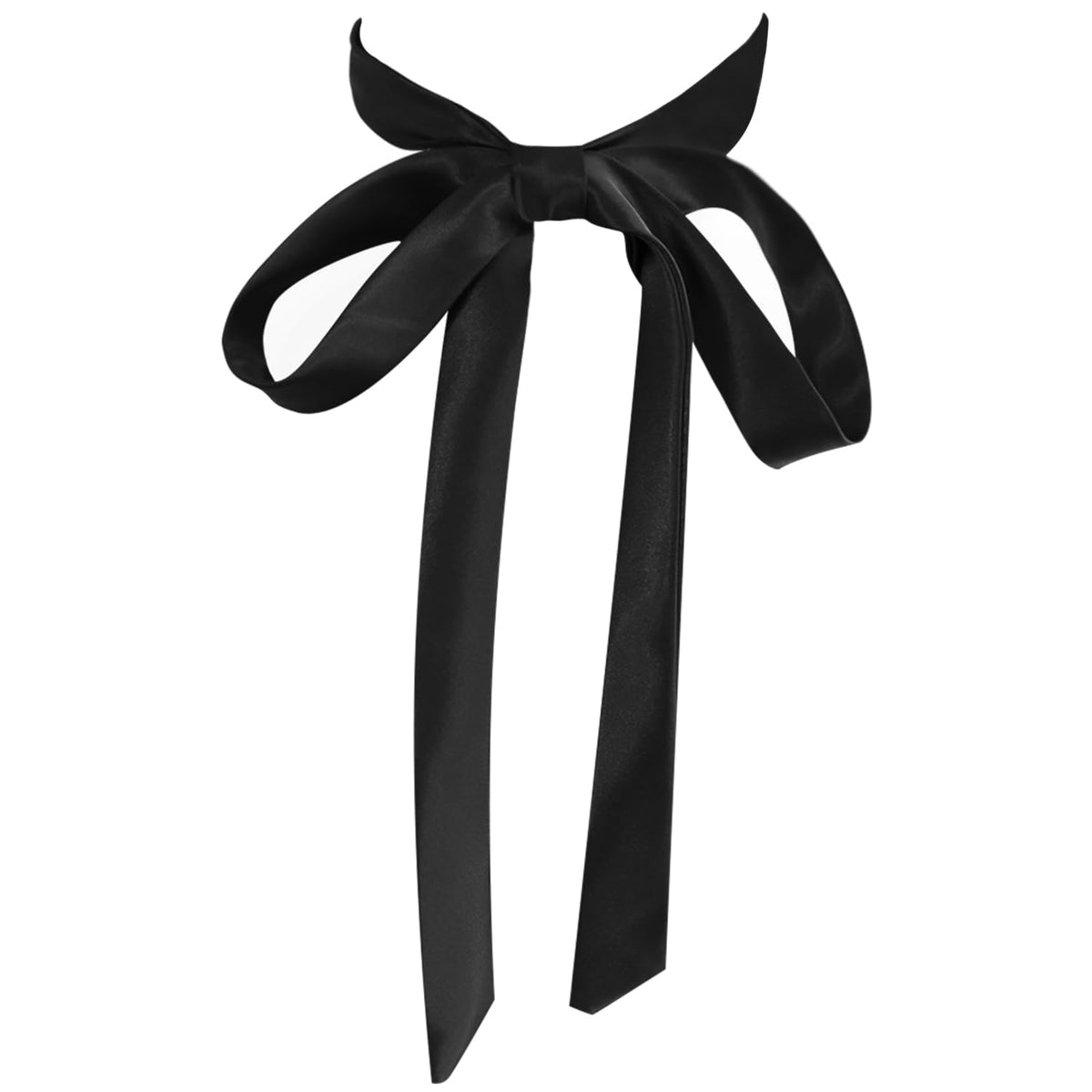 LJBFNN Bow Ties for Women Self Tie Satin Ribbon Bow Ties for Uniform Cosplay Womens Accessory