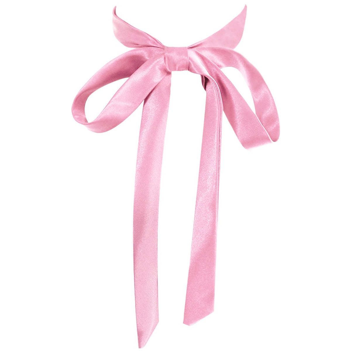 LJBFNN Bow Ties for Women Self Tie Satin Ribbon Bow Ties for Uniform Cosplay Womens Accessory