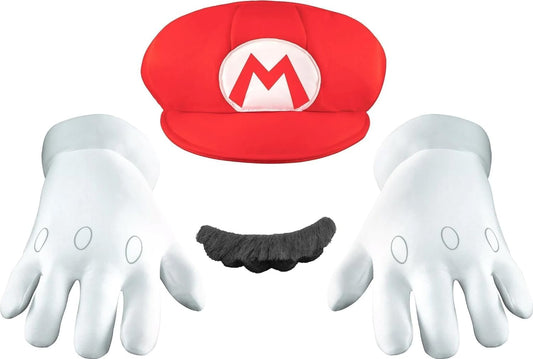 Nintendo Super Mario Brothers Mario Child Accessory Kit, One Color, One Size Child