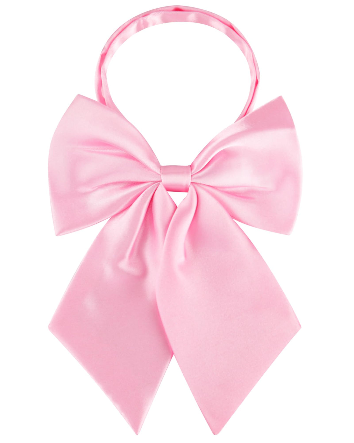 AWAYTR Ladies Adjustable Pre Tied Bowtie - Solid Color Bow Ties for Women