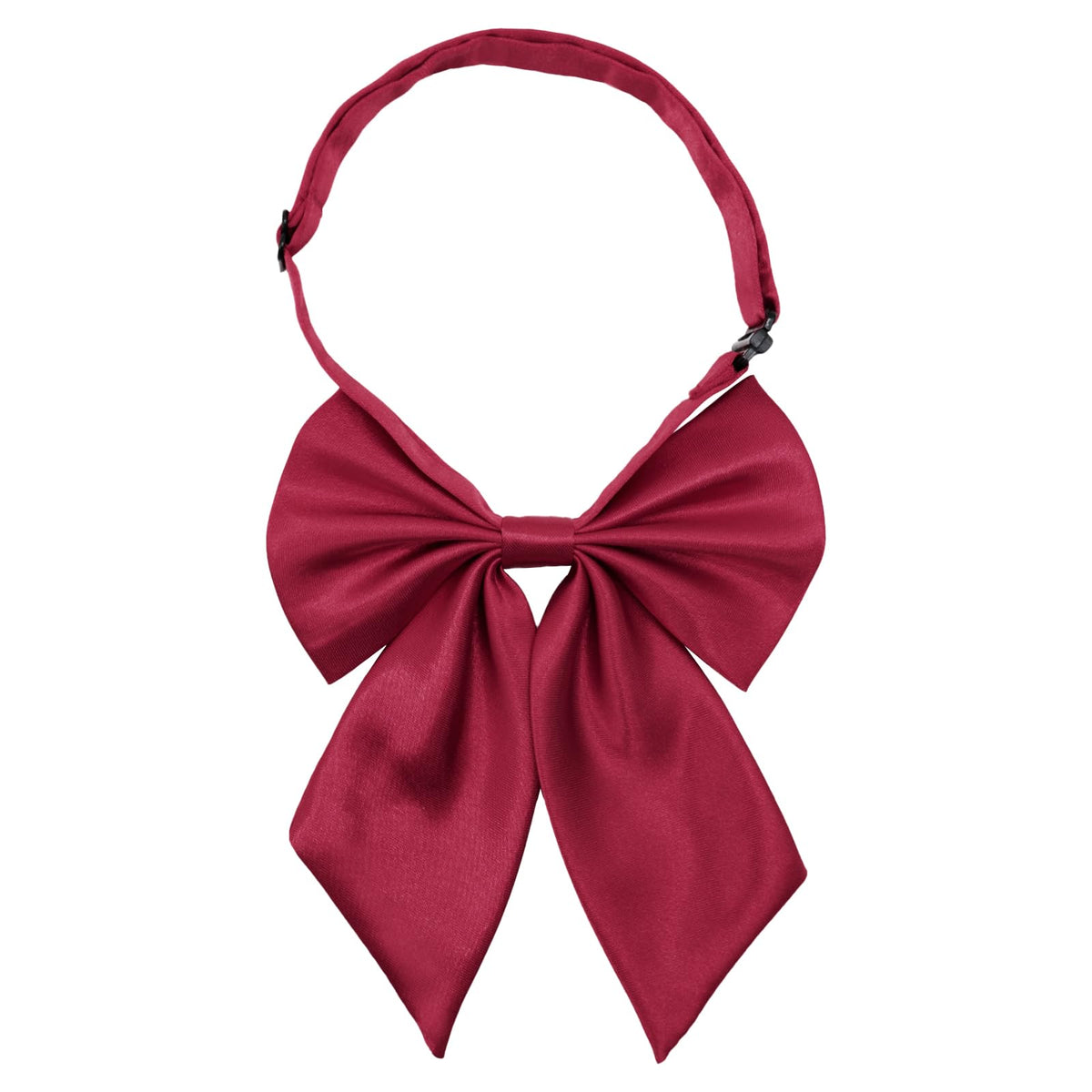 Bow Tie for Women Pre-tied Satin Womens Tie Adjustable Women's Bowknot Bow Tie for Uniform Cosplay Party
