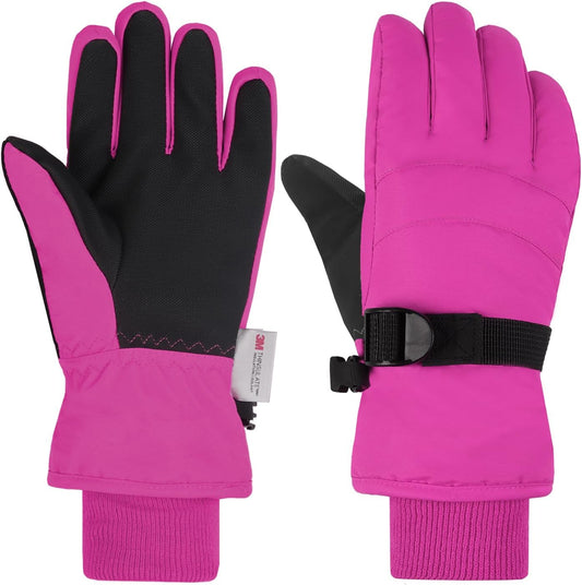 Kids Winter Snow Ski Gloves Children Snowboard Gloves for Boys Girls