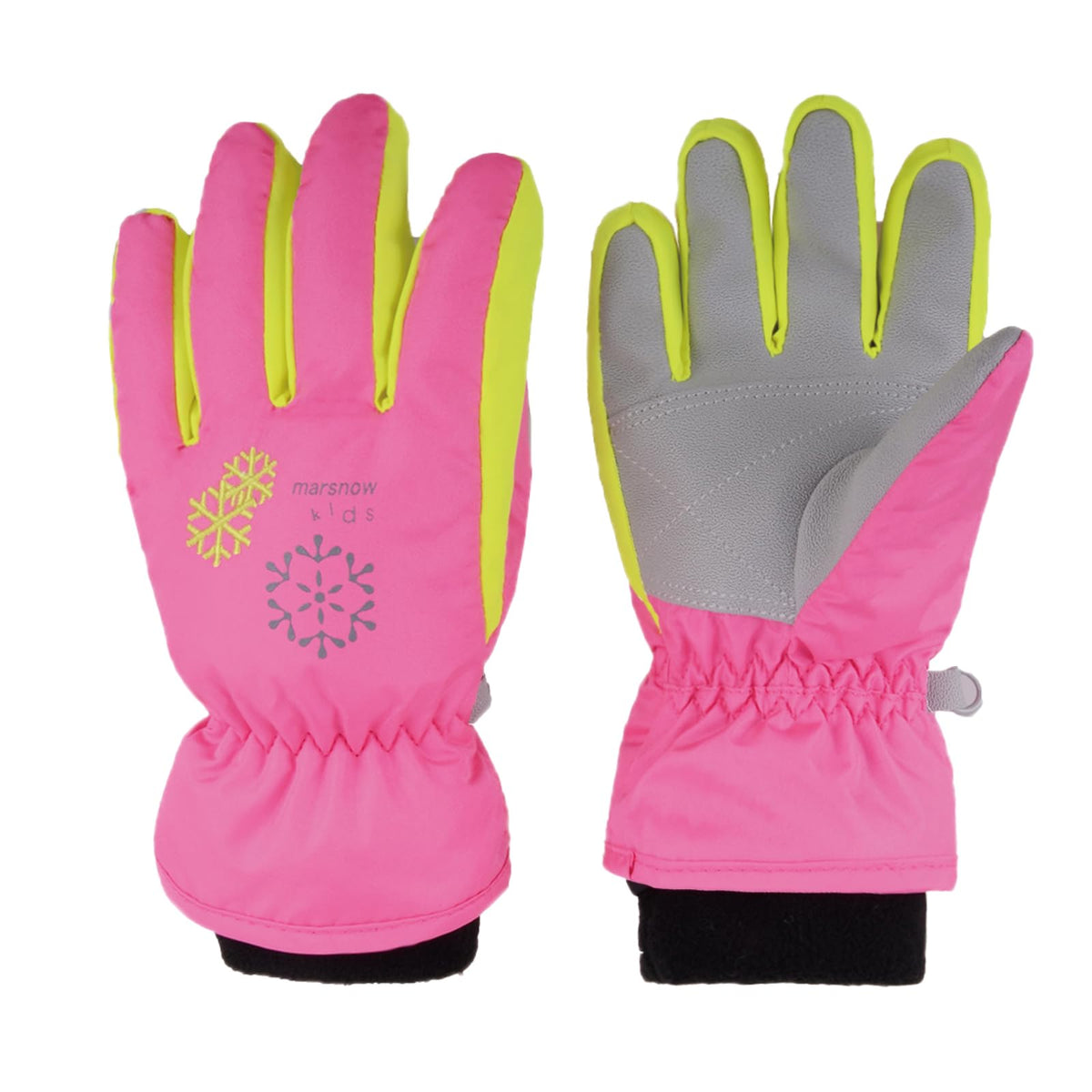 TRIWONDER Kids Ski Snow Gloves, Water-Resistant Winter Mittens Boys Girls