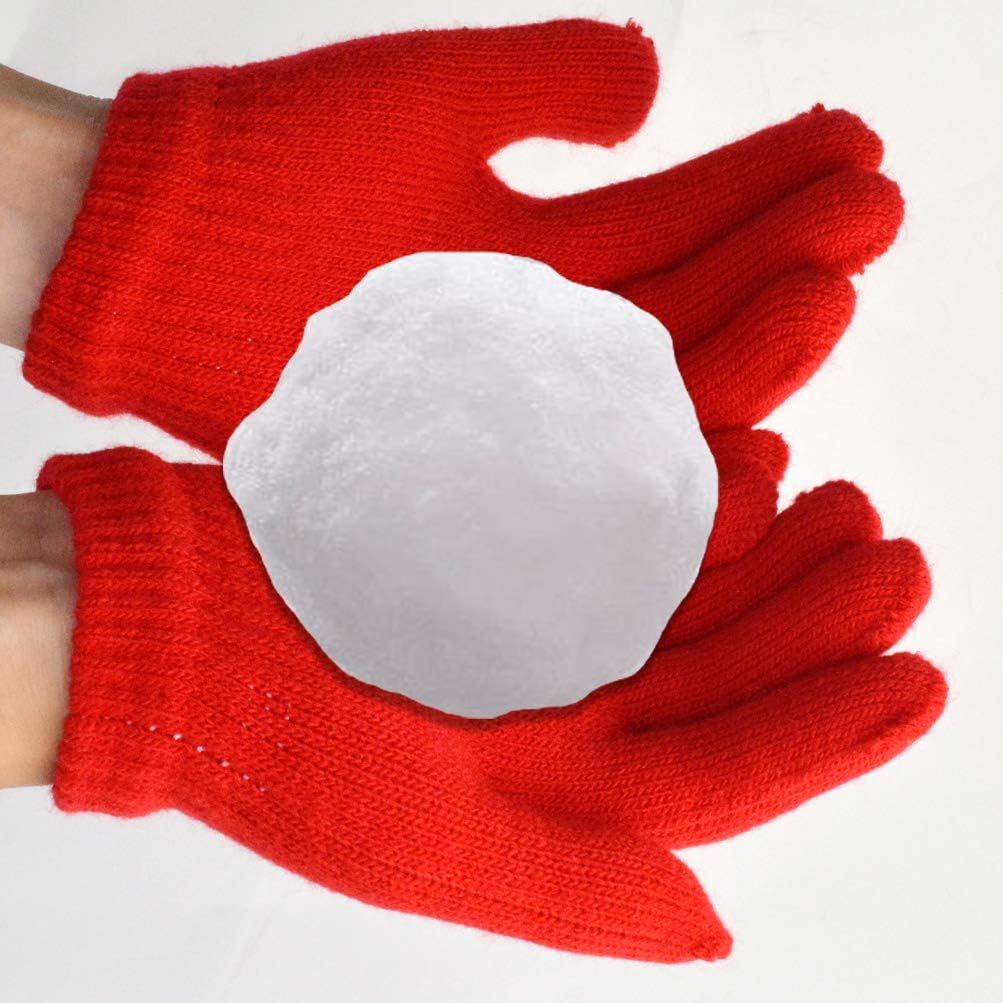 12 Pairs Kids Warm Gloves Winter Gloves Knit Gloves for Boys Girls Children