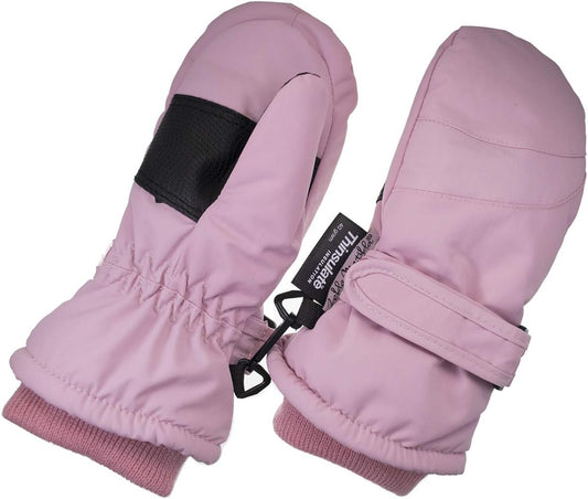 Waterproof Kids Mittens Gloves, 100G 3M Thinsulate Baby Toddler Winter Snow