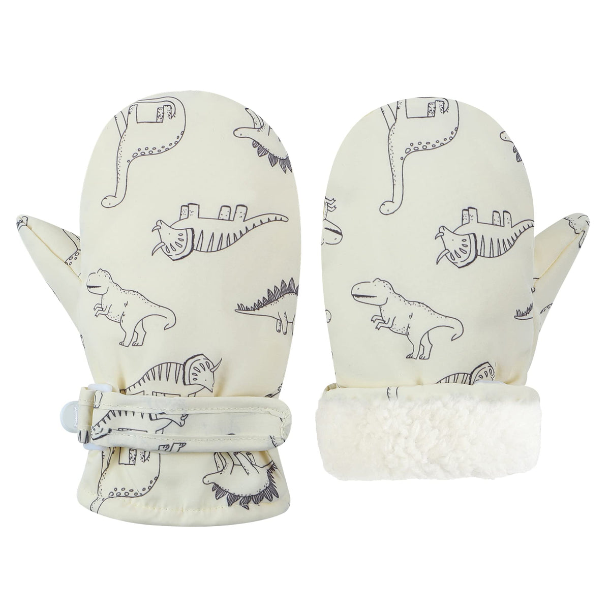Toddler Mittens Lined Fleece Snow Gloves for Boys Girls Kids Winter Ski Gloves Baby Mittens