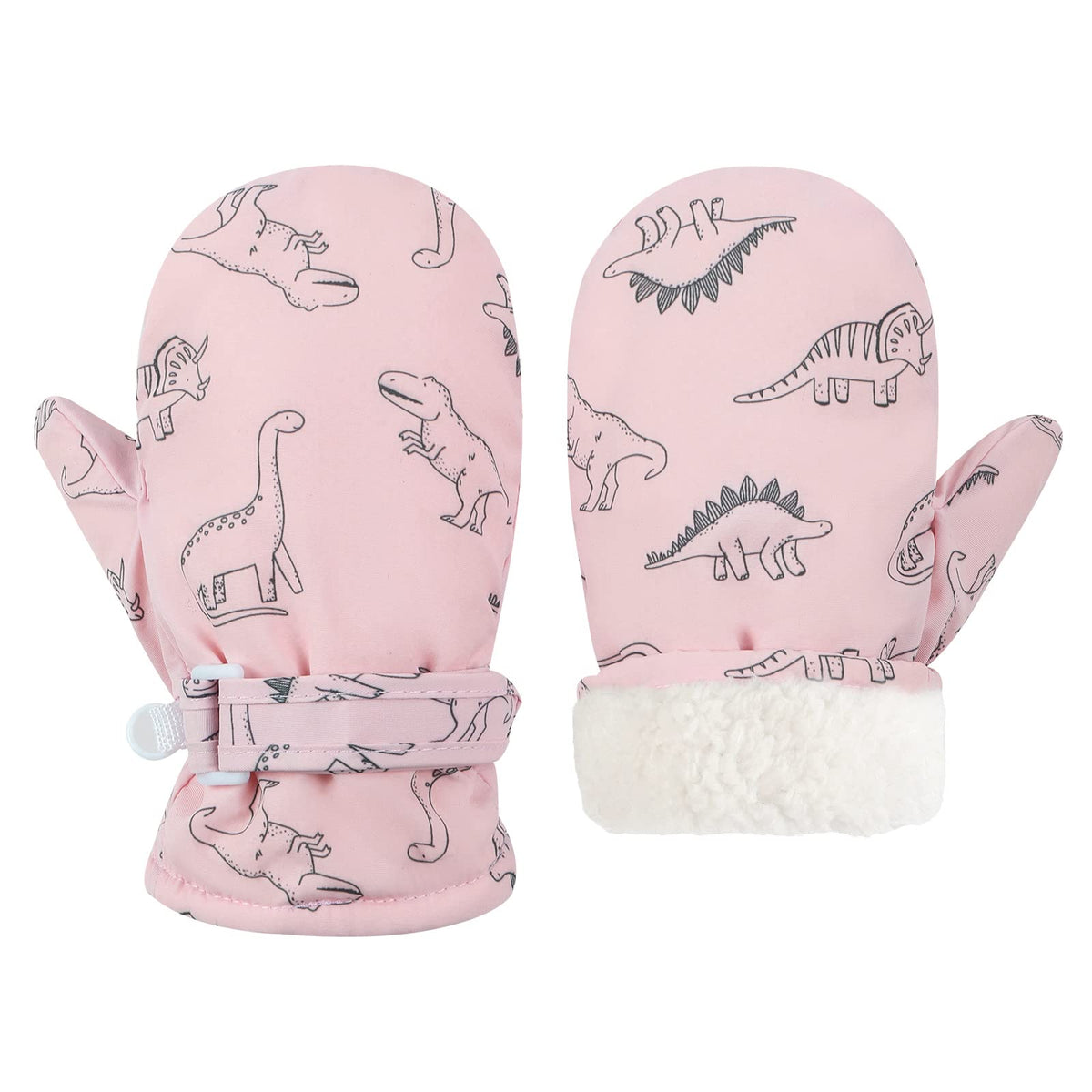Toddler Mittens Lined Fleece Snow Gloves for Boys Girls Kids Winter Ski Gloves Baby Mittens