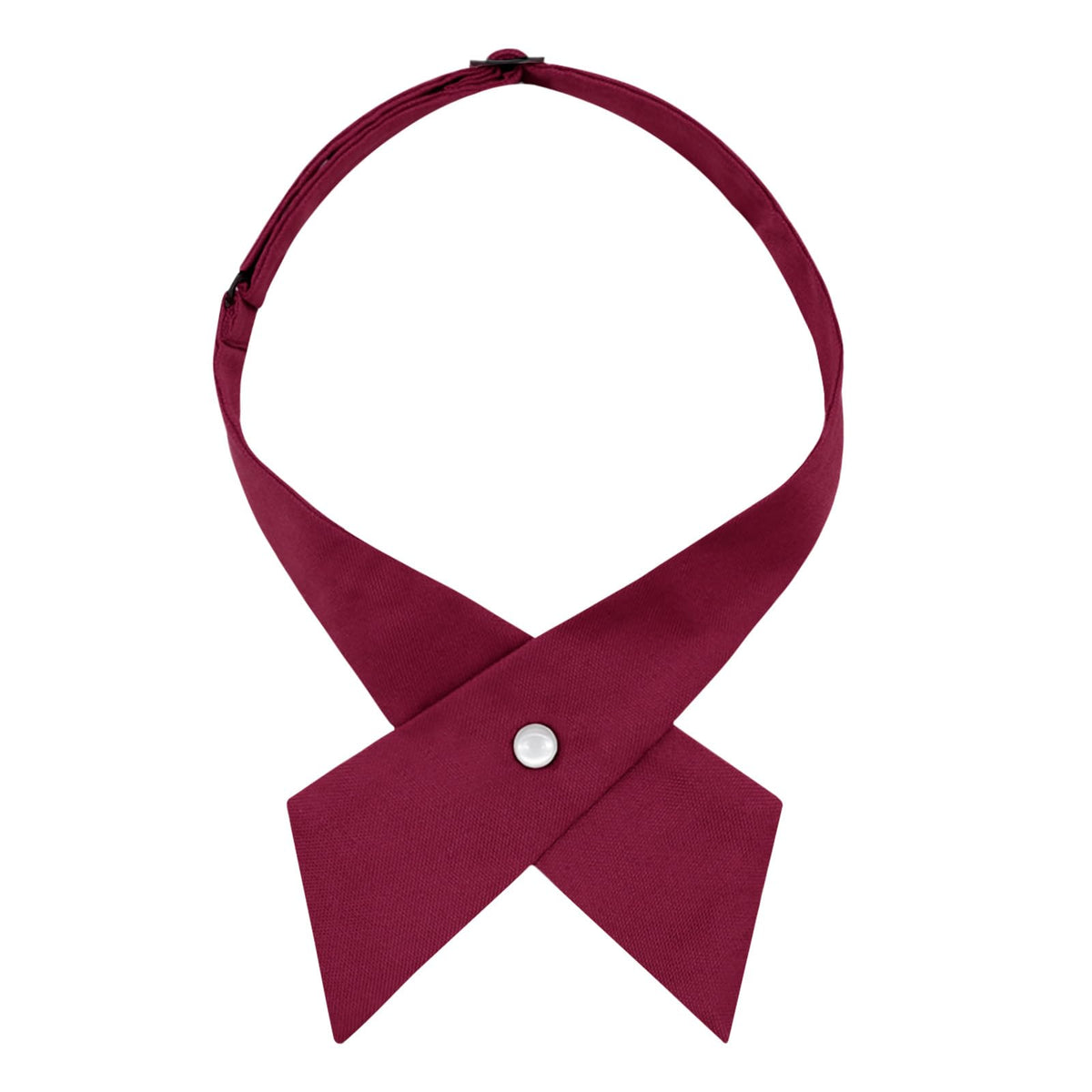 Bow Ties for Women Criss-Cross Tie Solid Color Neck Tie for Women Girls Boys School Uniform Shirts Blouses Cosplay