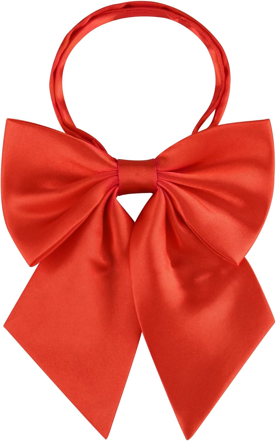 AWAYTR Ladies Adjustable Pre Tied Bowtie - Solid Color Bow Ties for Women