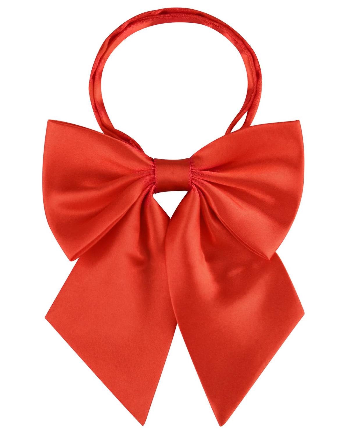 AWAYTR Ladies Adjustable Pre Tied Bowtie - Solid Color Bow Ties for Women