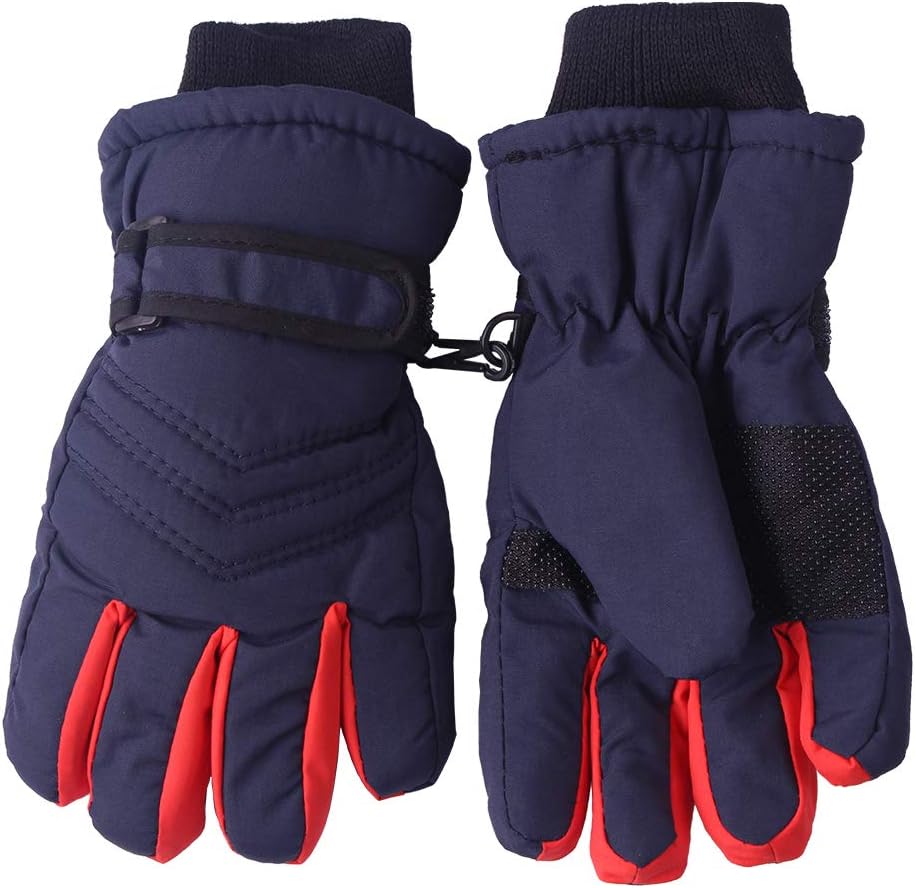 Kids Waterproof Winter Gloves Toddler Snow gloves Ski Gloves For Little Boys Girls